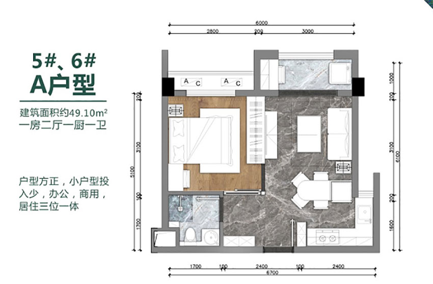 5#/6#A户型