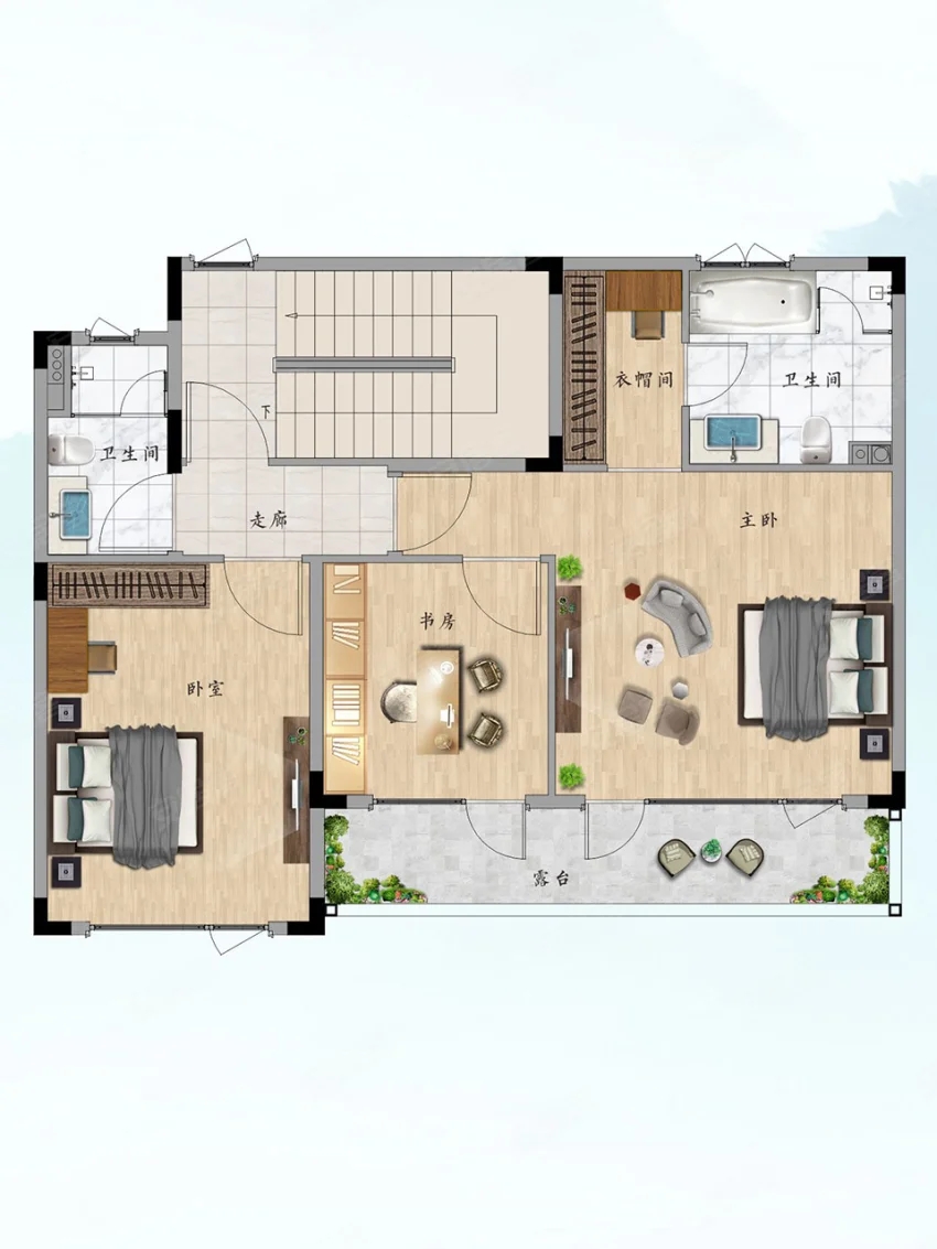 建面约189㎡户型